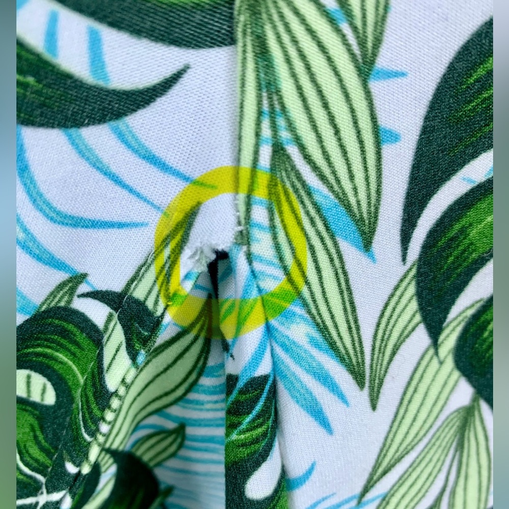 Tommy Bahama Sleepwear Flora Maxi Tank Dress - Tropical Leaf Print - Sundress - Picture 10 of 10